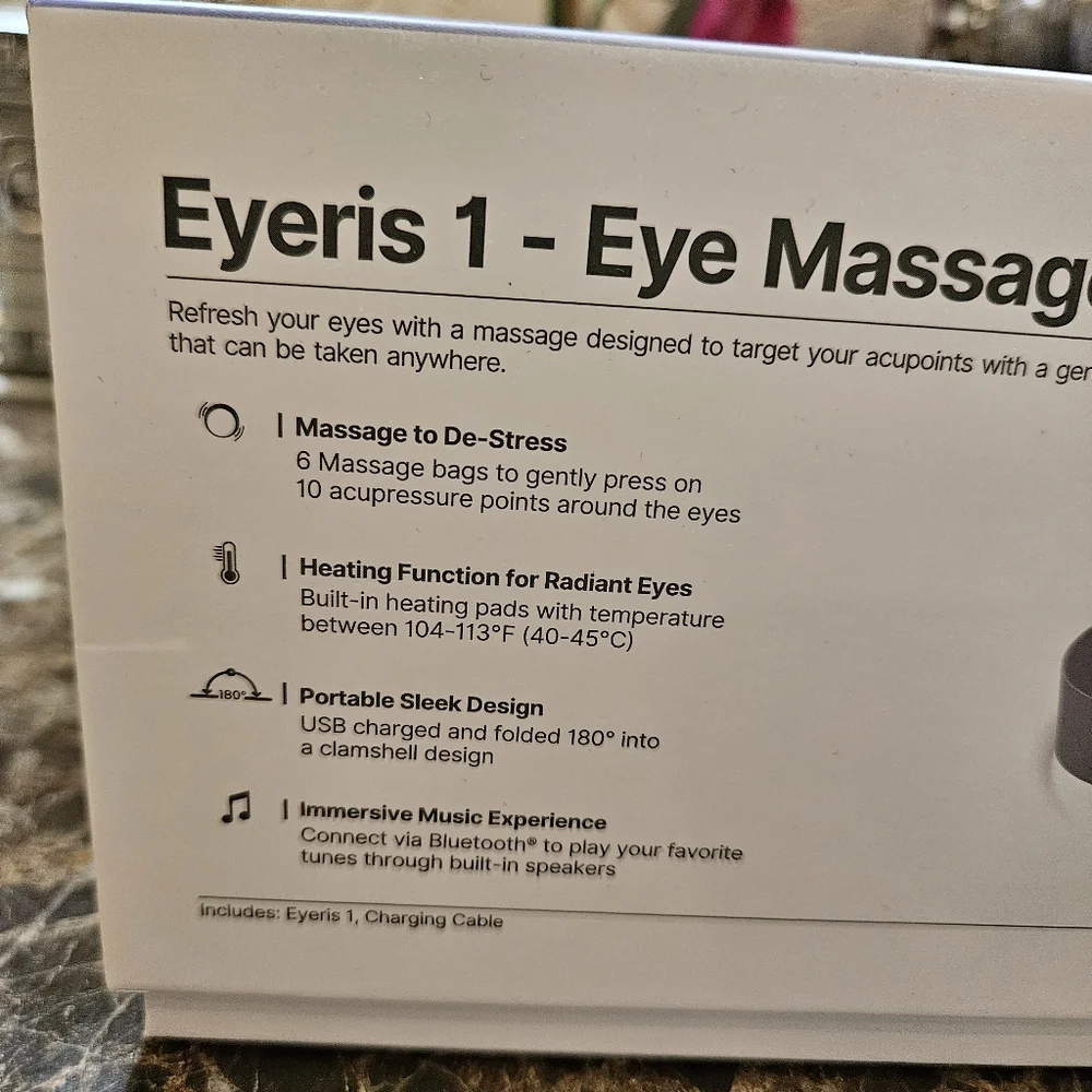 Eyeris 1 Eye Massager - White